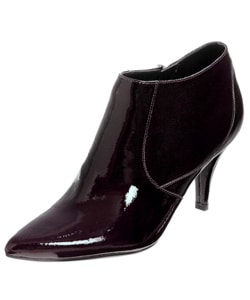 nine west patent leather booties