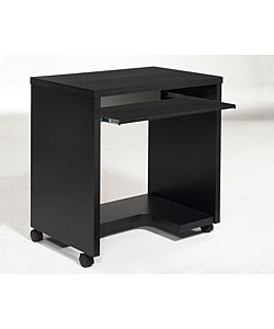 Computer Cart with Black Finish - Bed Bath & Beyond - 2902139