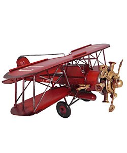 antique metal airplane toys