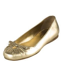 prada shoes gold