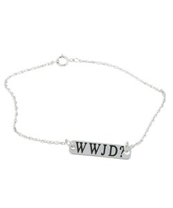 wwjd silver bracelet