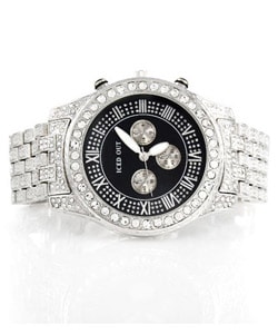 cubic zirconia iced out watch