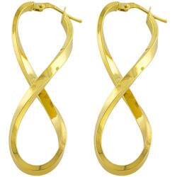 10Kt Gold Figure 8 Hoop Earrings Hoop Earrings 10Kt Gold Figure 8 Hoop Earrings Hoop Earrings