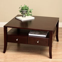 Shop Four-drawer Coffee Table - Free Shipping Today - Overstock - 3137455