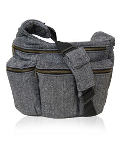 herringbone diaper bag