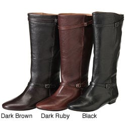 Bonnie Mid-calf Strap Boots - Overstock 