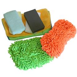 9pcs Car Wash Cleaning Kits Microfiber Auto Detailing Washing