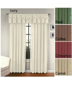 Camden 4-piece 84-inch Window Panels & Valance Set - Bed Bath & Beyond ...