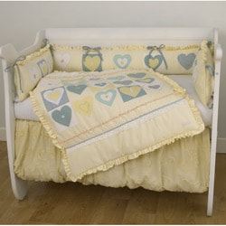 lemon crib bedding