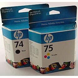 HP #74/75 OEM Combo Pack Ink Cartridge - Bed Bath & Beyond - 3308166