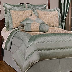 24 piece queen bedding sets in ivory