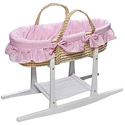doll moses basket and stand