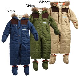 weatherproof infant snowsuit