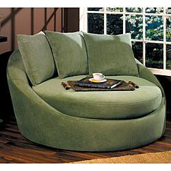 Roundabout Spring Green Low Circle Chair - Bed Bath & Beyond - 3409382
