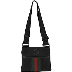 gucci crossbody messenger bag black