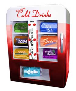 soda vending machine home