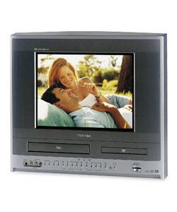 Toshiba Mw14f51 14 Inch Tv Dvd Vcr Combo With Card Slot Overstock