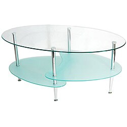 Buy Online Frosted Glass 38-inch Coffee Table