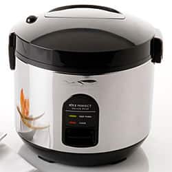 Wolfgang Puck 10-Cup Rice Cooker with Removable Lid at