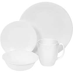 Corelle®- Winter Frost White, Round 12-Piece Dinnerware Set