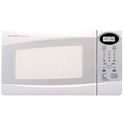 white 800 watt microwave