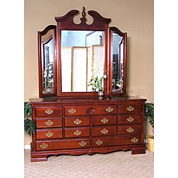 Traditional Queen Ann Cherry Dresser - Free Shipping Today 