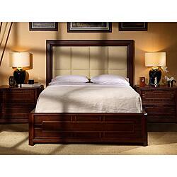 Shop Kyomi Asian Style Queen Bed Overstock 3513261