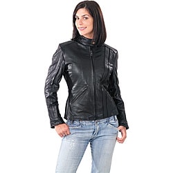 Street Heat Women's Leather Jacket - Overstock - 3515598