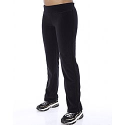 reebok women's fleece straight leg pants