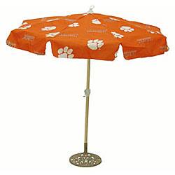 clemson patio umbrella 7.5' Octagon Pulley Premier density sponge that supports long 10' Round Bridgehampton Outdoor Metal