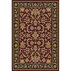 Heat Set Rugs Red Heat-set Polypropylene/ Olefin Rug (5'3 x 7'6) - Bed Bath & Beyond ...