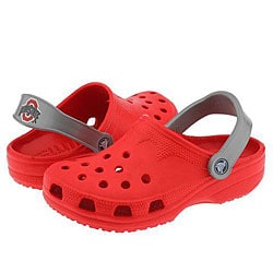 womens red crocs