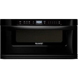Sharp 30-inch Insight Pro Black Microwave Drawer - Overstock - 3684461