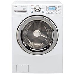 LG WM3988HWA 4.2-cubic-foot White Steam Washer/ Dryer Combo. Opens flyout.