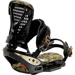 Burton 2009 Triad EST Black Gold Large Bindings