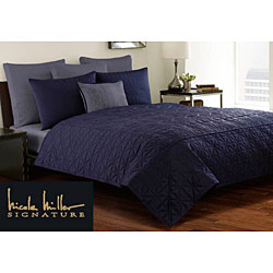 Shop Nicole Miller Facets Quilt Set Overstock 3818074