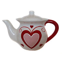 Download Shop My Sweet Heart Hand-painted Tea Pot - Overstock - 3835939