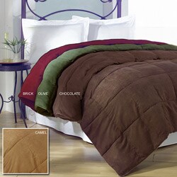 Shop Microsuede Down Alternative Comforter Free Shipping On
