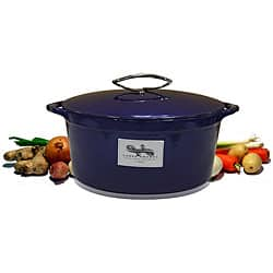 Lodge EC6D33 Color Enamel Dutch Oven, Blue, 6 Quart - Bed Bath & Beyond -  14568405