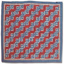 Shop Patch Magic King Size Red Log Cabin Quilt Free Shipping