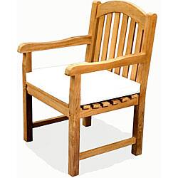 Shop Punta Cana Teak Single Seat Bench Free Shipping Today