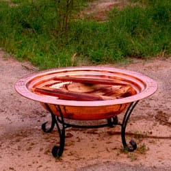 Shop Unique Arts 24 Inch Copper Firepit Free Shipping Today