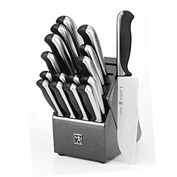 J.A. Henckels Everedge Plus 17-piece Knife Block Set - Bed Bath ...