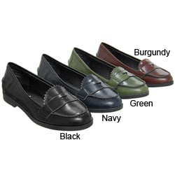 preview thumbnail 1 of 1, Bamboo by Journee Women's 'Penny' Loafers