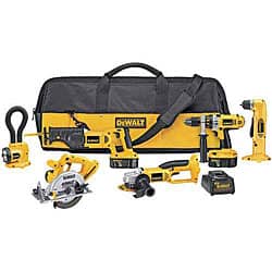 DeWalt XRP Heavy-duty 6-piece 18-volt Cordless Tool Kit Bed Bath