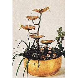 Copper Five-leaf Outdoor Fountains - Bed Bath & Beyond - 4008706