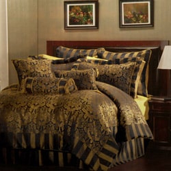 Allison Black/ Gold 9-piece Comforter Set. Opens flyout.