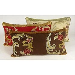 Shop Victoria 24-inch Faux Silk Throw Pillow - Free ...