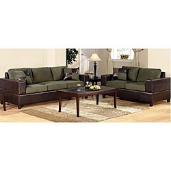 Milano 5-piece Sage Living Room Set - Bed Bath & Beyond - 4048932