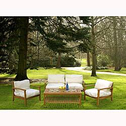 Shop Palmero Deep Seating Patio Furniture Set Free Shipping